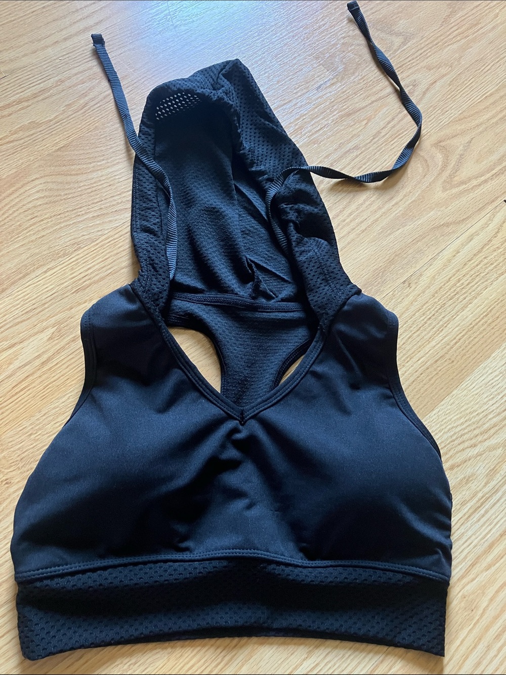 Black Women's Sports Bralette - Comfort Support